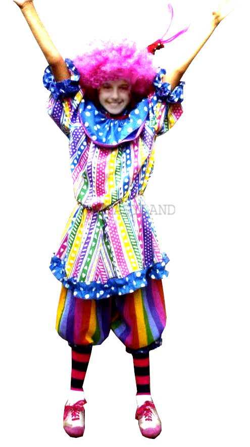 Clown Costume Size Child 8 - 12