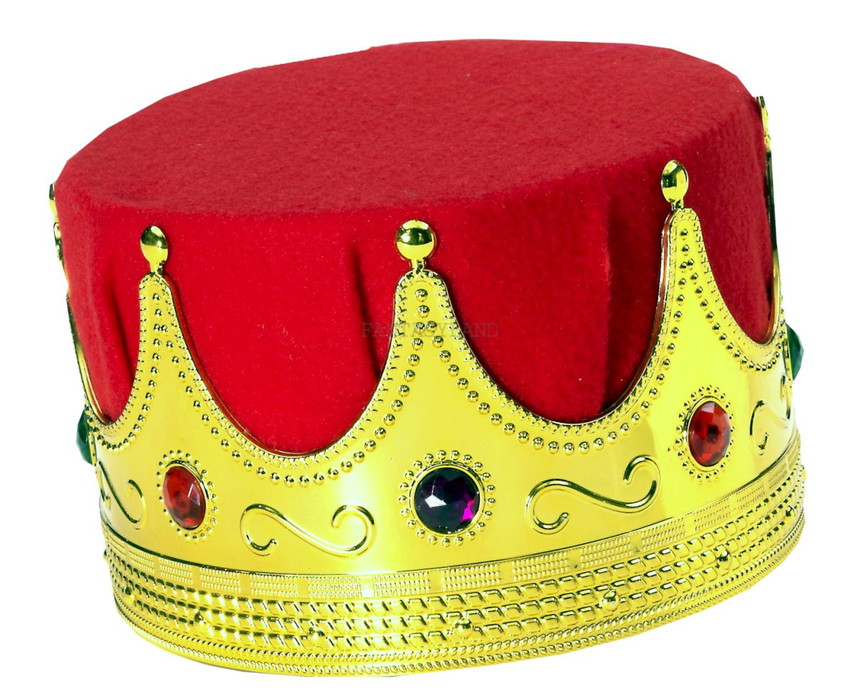 KING CROWN with VELVET LINING