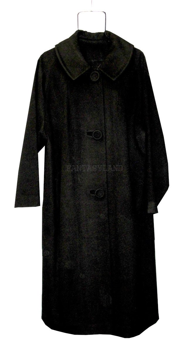 1960's Vintage Black wool Jacket, size md - lg