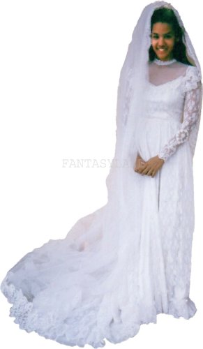 Lace Wedding dress in the Victorian style