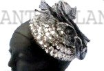SILVER SEQUIN 1930's HAT