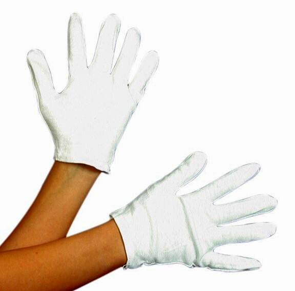 GLOVES - WHITE - NO PLEATS