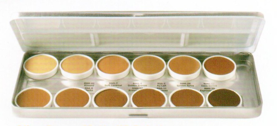 FOUNDATION PALETTE FOR OLIVE BROWN SHADES