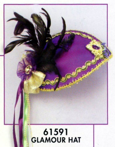MARDI GRAS HAT PURPLE