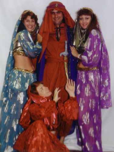 Harem Lady Costume Size 10-12 Medium