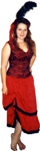 Can-Can Costume Size 9 Medium