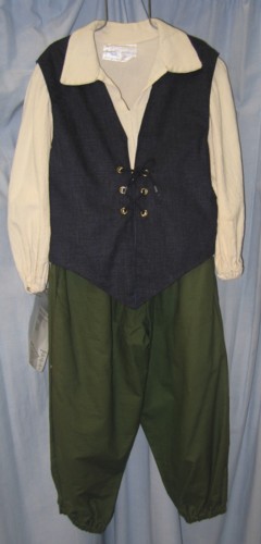 Renaissance Peasant Boy Costume Size 8-10