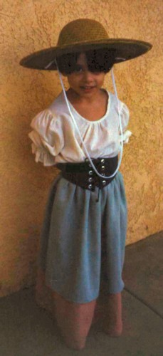 Renaissance Peasant Child Costume Rental Size 5