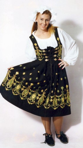 German Maid Costume Size 10 - 12 MD