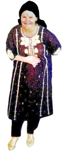 India Lady Costume Size MD