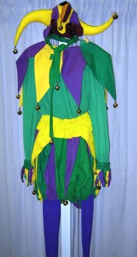 Jester Costume Size Most