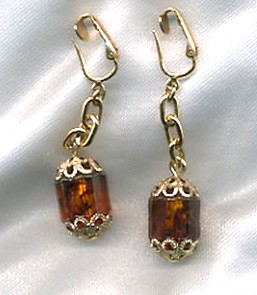 AMBER HANGING EARRINGS - SARAH COVENTRY