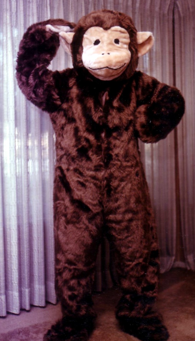 Monkey Costume Size Most to XL
