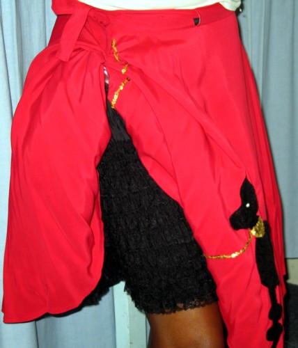 1950's Poodle Skirt Rental Size Most