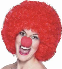 CLOWN WIG - MEDIUM - Red Afro CLOWN WIG - MEDIUM - Red Afro