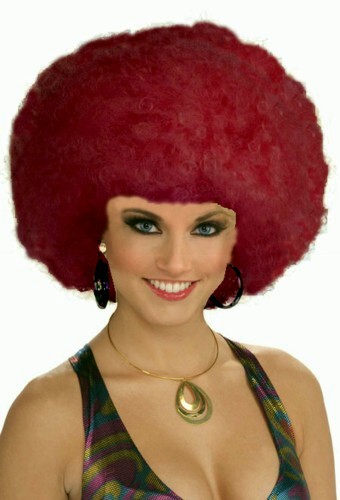 AFRO WIG - MEDIUM - Burgundy