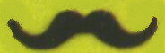 MUSTACHE - CHEAP - CARDED - BRIGIDIER - Black