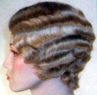 TWENTIES FINGERWAVE WIG - SHORT - Blonde