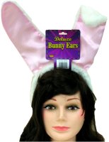 BUNNY EARS WHITE WITH PINK