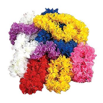 SILK RUFFLE LEIS