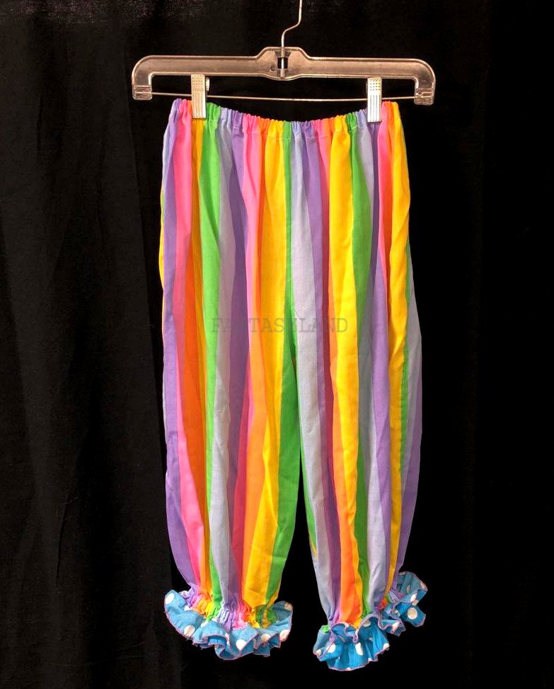 Bright Cotton Girl Clown Costume Size Child 8 - 12+