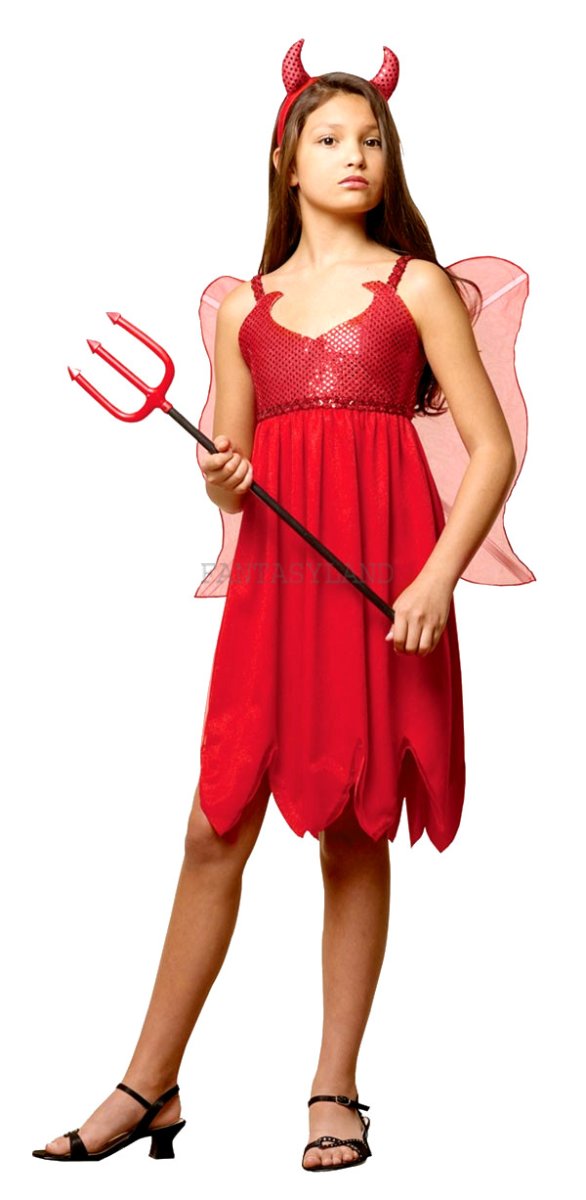 RED FAIRY COSTUME Child Medium