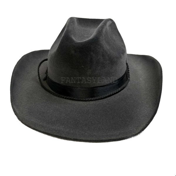 Gray Brushed Velour Hat