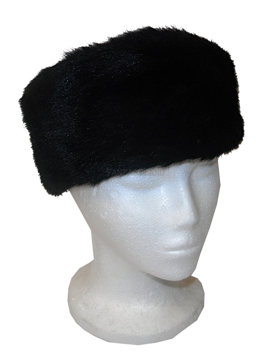 RUSSIAN STYLE BLACK FUR HAT