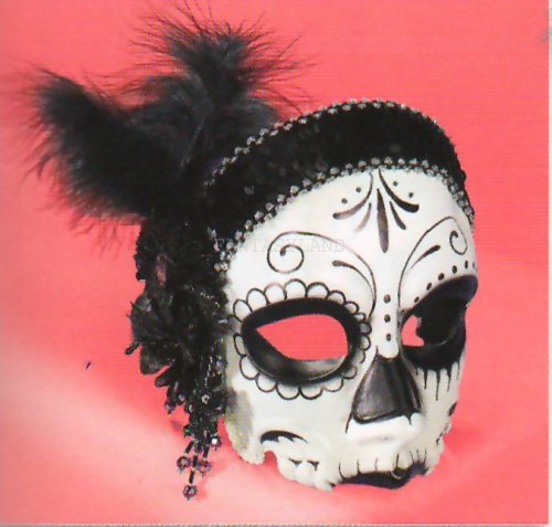 DAY of the DEAD FLAPPER MASK