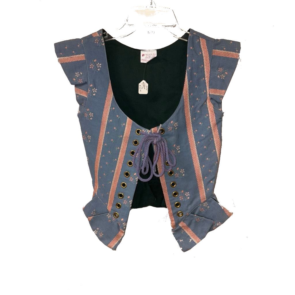 BROCADE RENAISSANCE BODICE WINGS & PICADILS Sizes 1/2,4,6