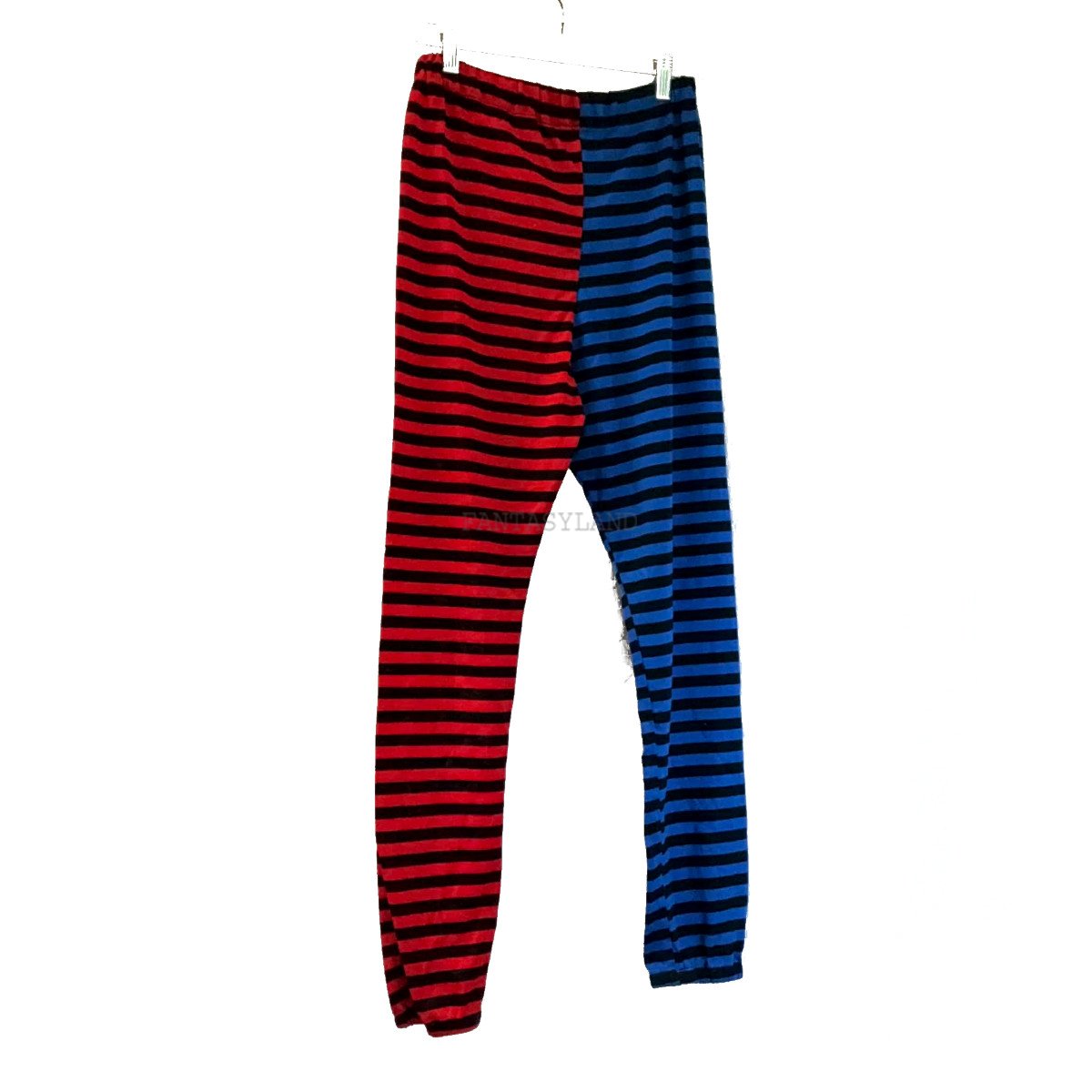 Cotton Leggings for Fool's and Clowns Red & Blue Stripe Cotton Leggings for Fool's and Clowns Red & Blue Stripe
