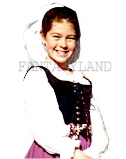 CHILD BLACK VELVET BODICE Small