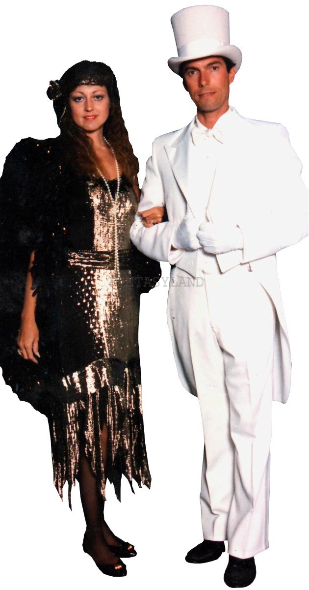 Gold 1920's Dress Costume Size SM-MD Gold 1920's Dress Costume Size SM-MD