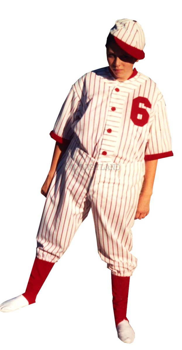 1914 - 1935 Baseball Uniform Costume Size 46 LG - Click Image to Close