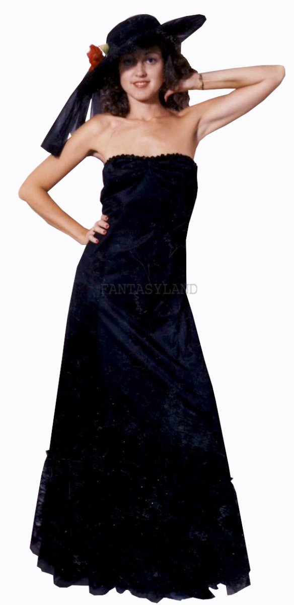 Glamour Movie Star Black Widow Costume Size SM-MD