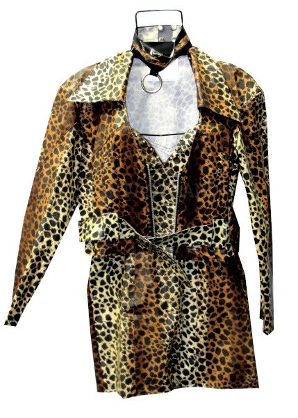 1980's Vintage Leopard Club Dress Jacket