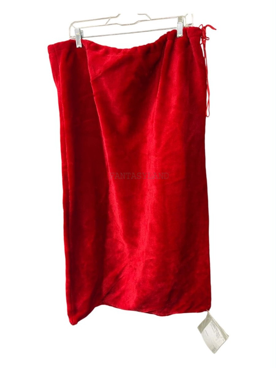 Red Plush Santa Bag Red Plush Santa Bag