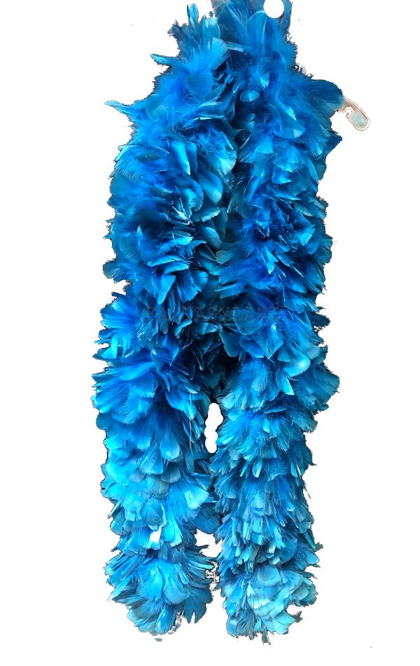 Turquoise Coque Extra Large Feather Boa