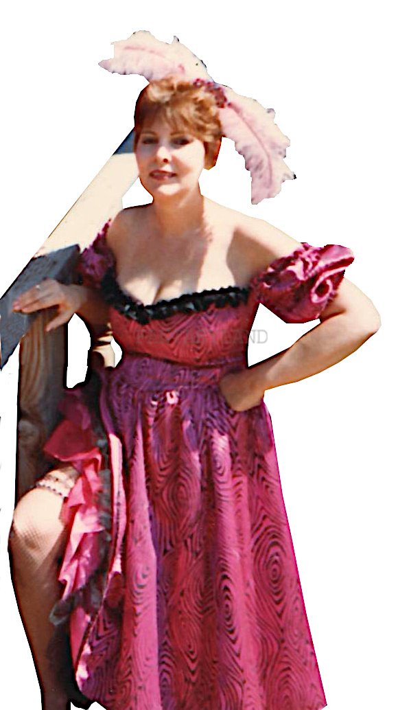 Can-Can Costume Hot Pink Size 8-10 Medium