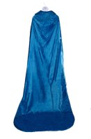 Blue Velvet Cape Size Most