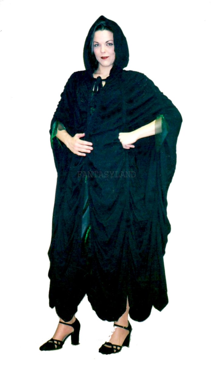Black Coffin Cape Costume, Size All