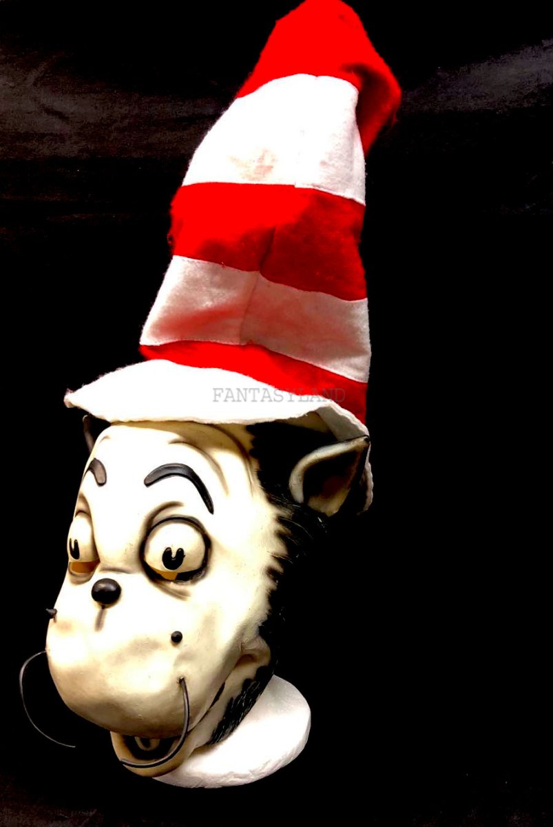 The Cat In The Hat Copyright Release Costume Jumpsuit Mask MD-LG