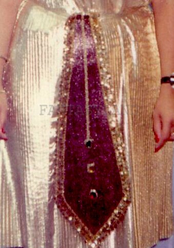 Gold Cleopatra Costume, Size 12-14 Medium - Click Image to Close