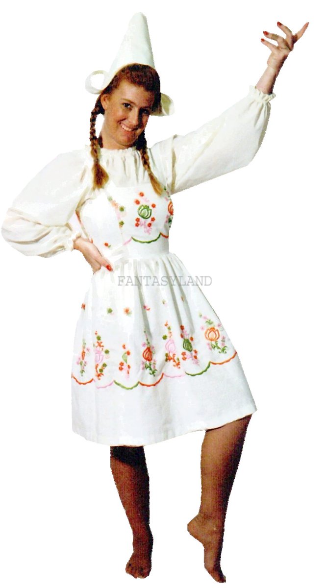 Dutch Maid Dress and Hat Size 10-12 MD