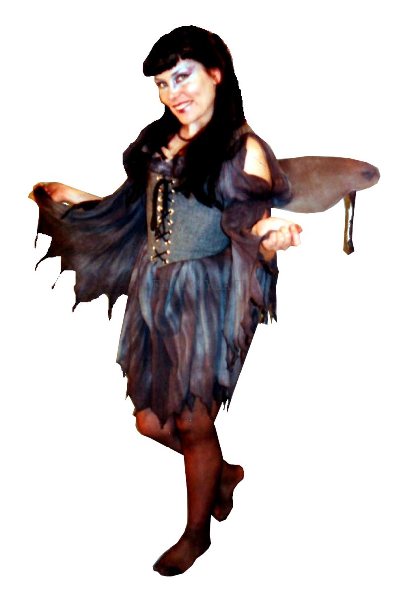 Death Fairy Costume Custom Dyed Size 6 - 8