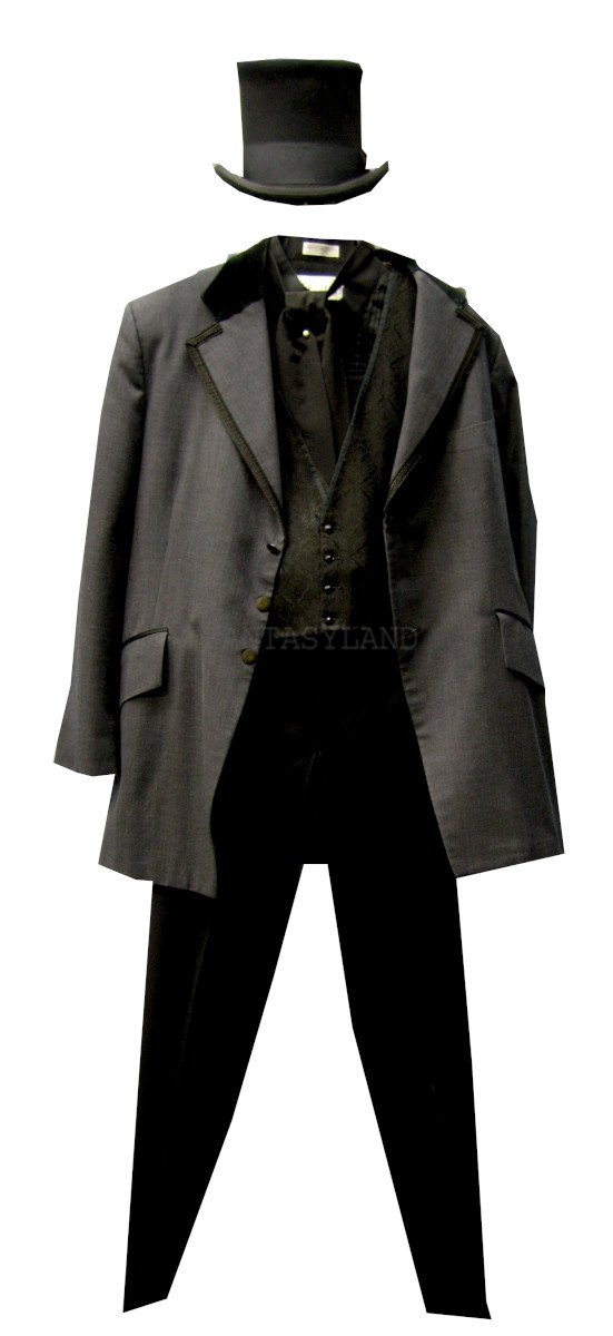 Frock Coat Suit, Chest 44" Long Medium