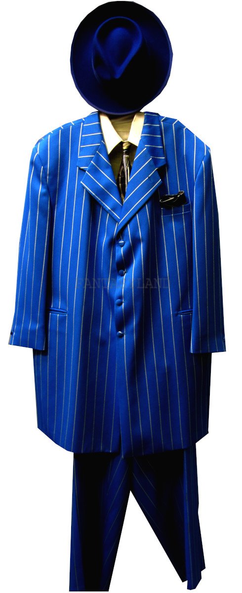 Blue Zoot Suit Size 52"