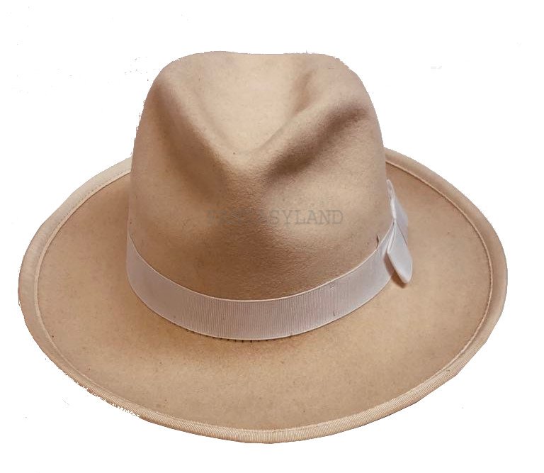 Creme Fedora Hat Size Large