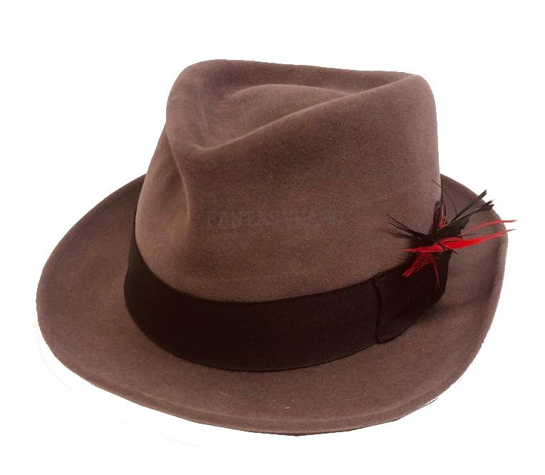 Brown Fedora Size XL