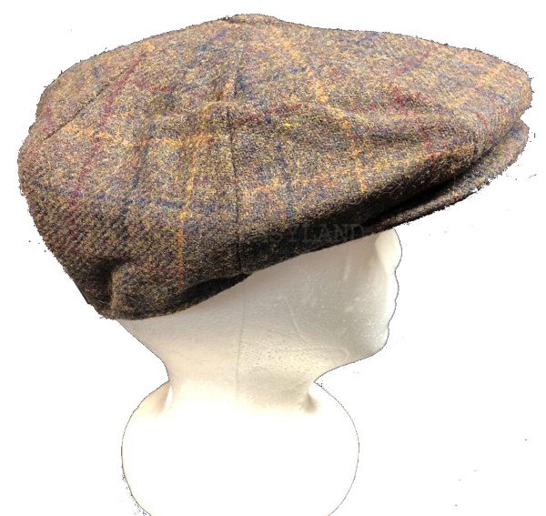 Tan Plaid Driver's Cap
